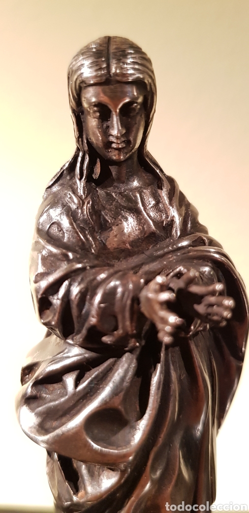 Arte: Virgen de plata 925 mil&eacute;simas - Foto 2