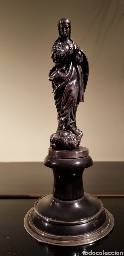 Arte: Virgen de plata 925 mil&eacute;simas - Foto 3