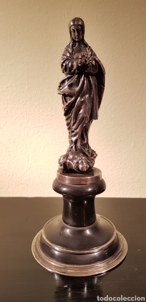 Arte: Virgen de plata 925 mil&eacute;simas - Foto 4