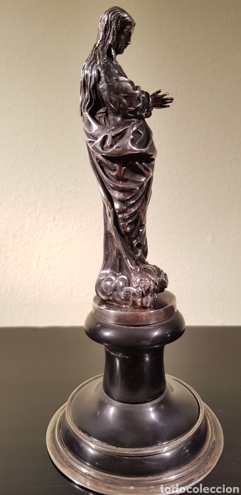 Arte: Virgen de plata 925 mil&eacute;simas - Foto 8
