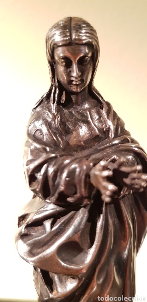 Arte: Virgen de plata 925 mil&eacute;simas - Foto 1