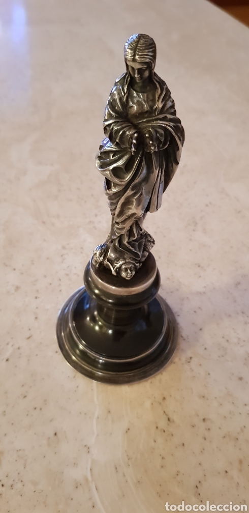 Arte: Virgen de plata 925 mil&eacute;simas - Foto 14