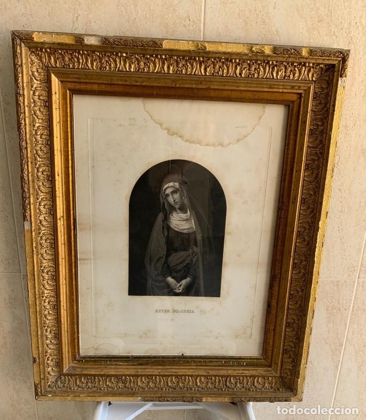 Arte: Antiguo grabado enmarcado - Foto 1