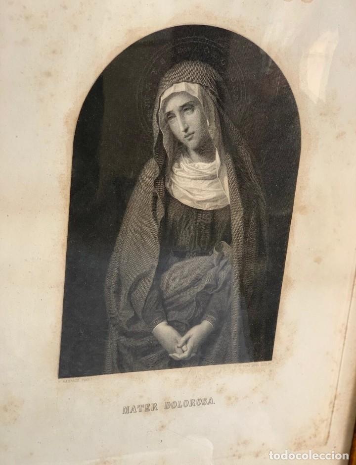 Arte: Antiguo grabado enmarcado - Foto 2