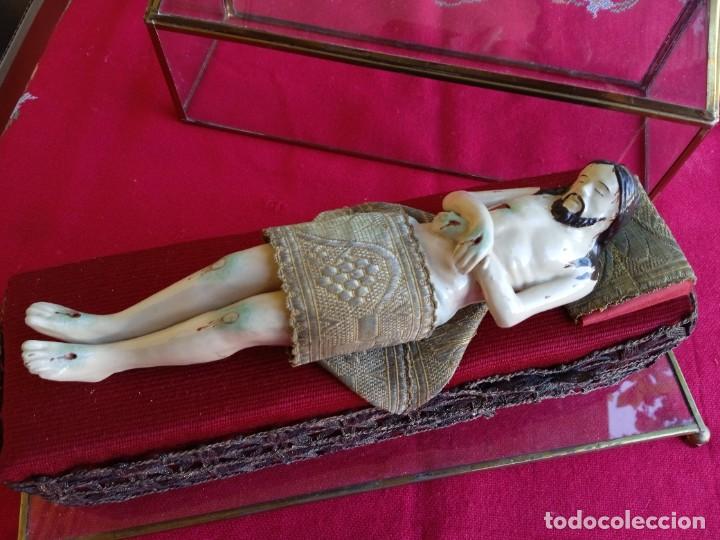 Arte: Urna antigua con Cristo Yacente - Foto 5