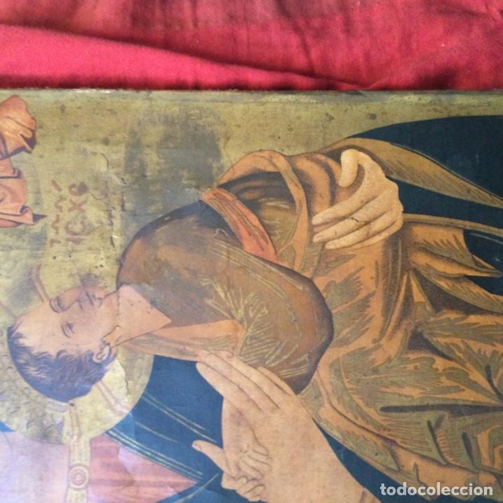 Arte: Icono sobre madera grandes dimensiones - Foto 5
