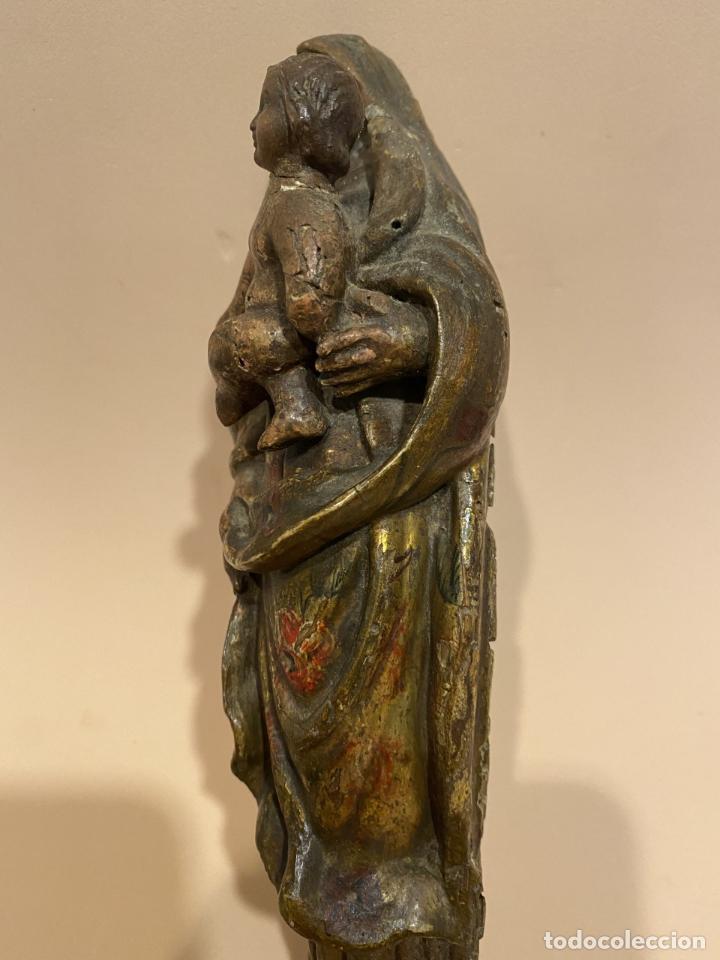 Arte: Virgen con el Niño, talleres de Brabante, alta época. - Foto 4 - 301621333