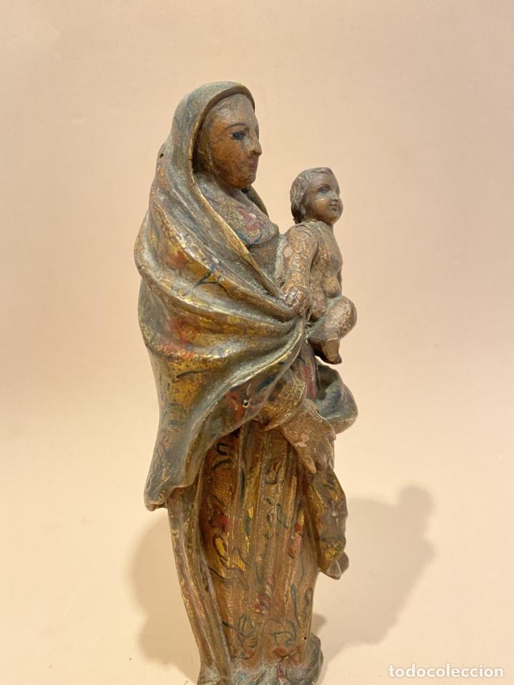 Arte: Virgen con el Niño, talleres de Brabante, alta época. - Foto 5 - 301621333