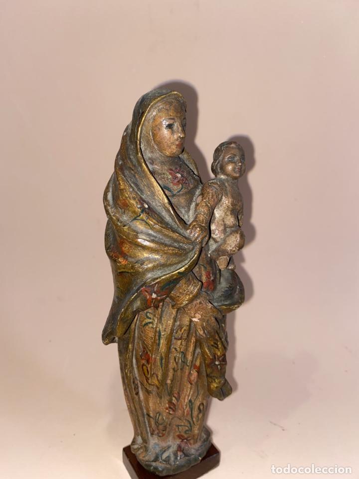 Arte: Virgen con el Niño, talleres de Brabante, alta época. - Foto 9 - 301621333
