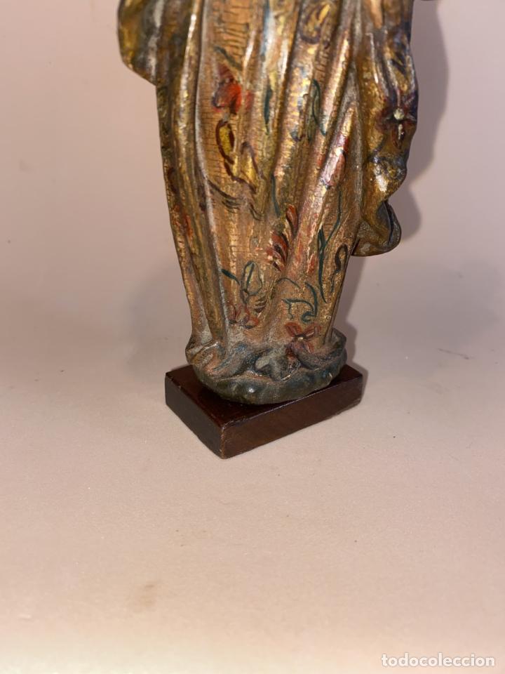 Arte: Virgen con el Niño, talleres de Brabante, alta época. - Foto 10 - 301621333