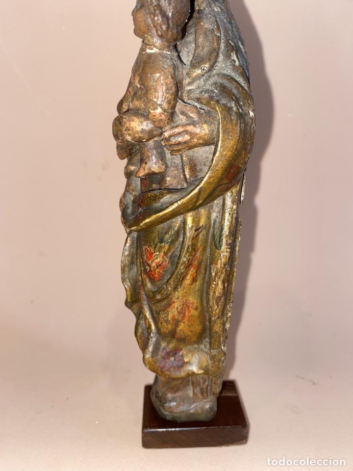 Arte: Virgen con el Niño, talleres de Brabante, alta época. - Foto 14 - 301621333