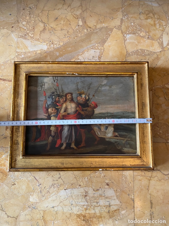 Arte: Cuadro an&oacute;nimo &oacute;leo sobre tabla - Foto 5