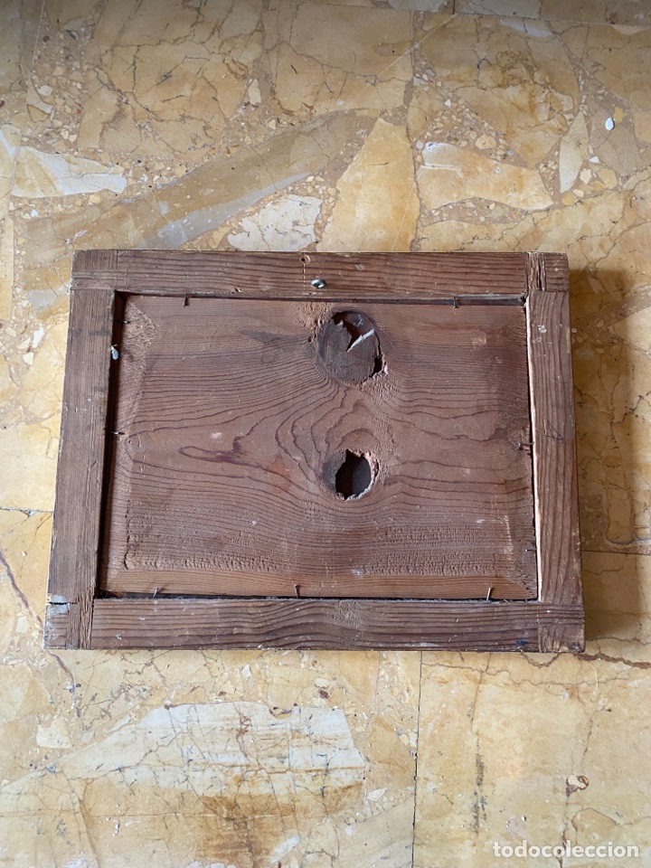 Arte: Cuadro an&oacute;nimo &oacute;leo sobre tabla - Foto 6