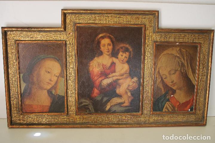 Arte: triptico de madera lamina - Foto 1