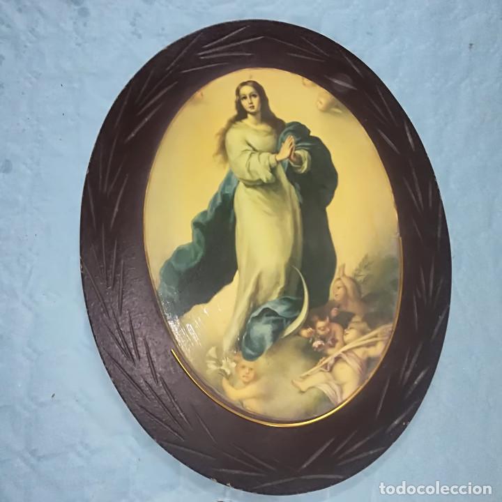 Arte: Pintura de una virgen - Foto 1