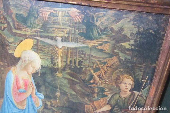 Arte: Gran tr&iacute;ptico nacimiento, madera pan de oro - Foto 8