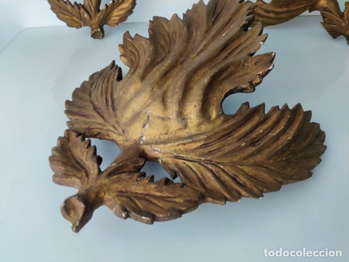 Arte: Antiguas hojas de parra para pared o retablo - Foto 9 - 303516453