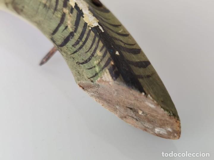 Arte: Antigua serpiente del pecado en madera para peana virgen S.XVIII - Foto 15 - 303608238