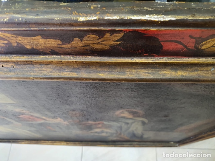 Arte: Precioso óleo religioso siglo XVIII-XIX, necesita algo de restauración - Foto 20 - 304187453