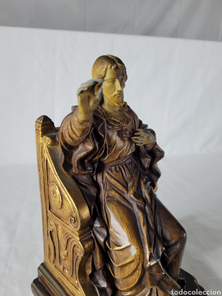 Arte: Sagrado Coraz&oacute;n de Jes&uacute;s manos plomo - Foto 11