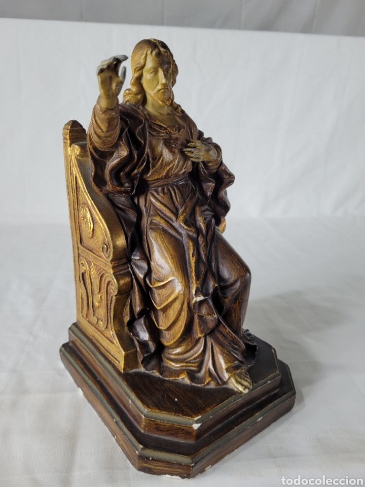Arte: Sagrado Coraz&oacute;n de Jes&uacute;s manos plomo - Foto 12