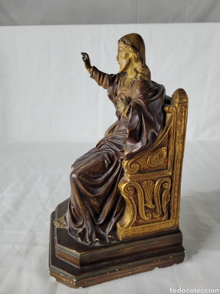 Arte: Sagrado Coraz&oacute;n de Jes&uacute;s manos plomo - Foto 15