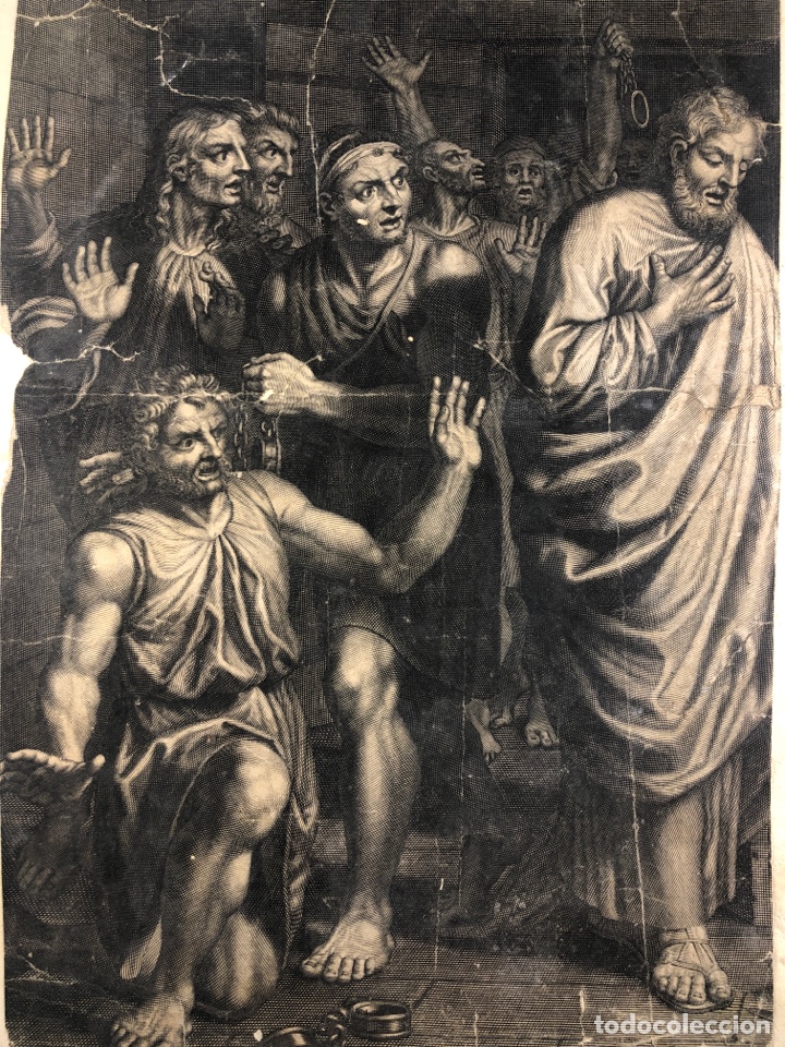 Arte: Grabado antiguo religioso - Foto 2