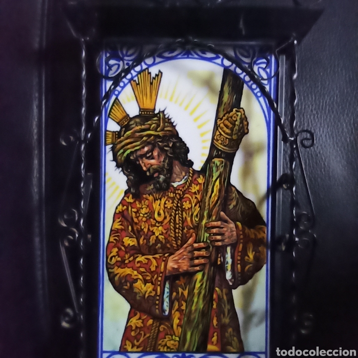 Arte: Jes&uacute;s del Gran poder Sevilla azulejo - Foto 2