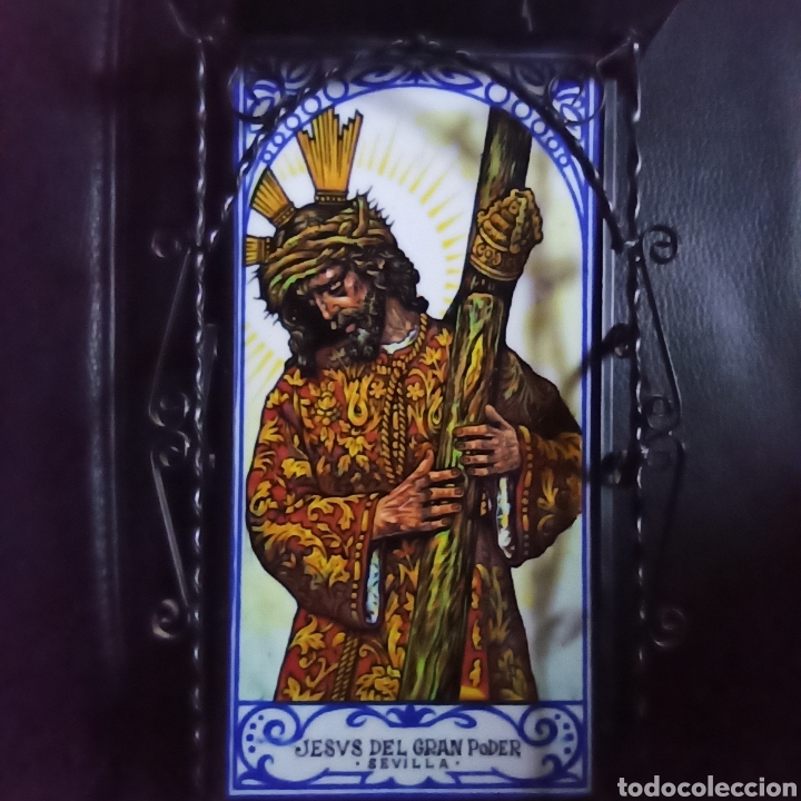 Arte: Jes&uacute;s del Gran poder Sevilla azulejo - Foto 3