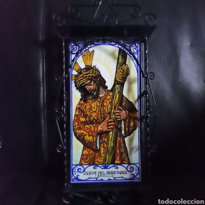 Arte: Jes&uacute;s del Gran poder Sevilla azulejo - Foto 6