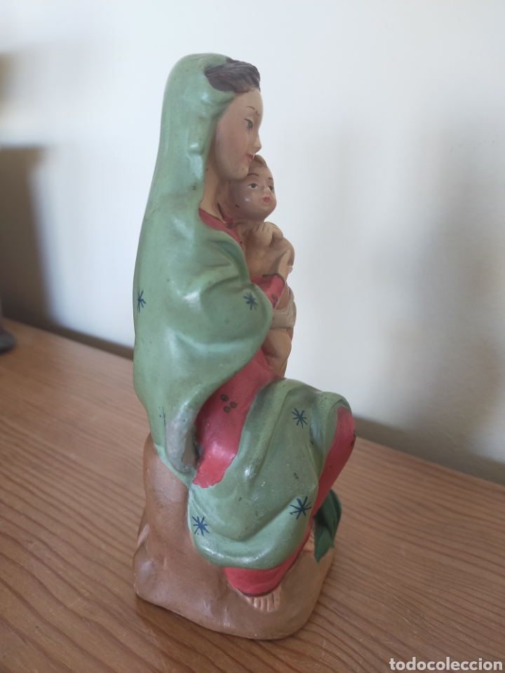 Arte: Figura VIRGEN CON EL NI&Ntilde;O - Foto 4