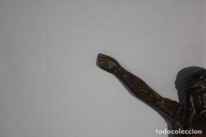 Arte: CRISTO CRUCIFICADO MADERA BARNIZADO - Foto 3