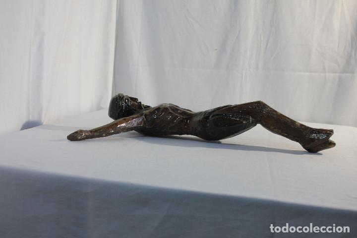 Arte: CRISTO CRUCIFICADO MADERA BARNIZADO - Foto 9
