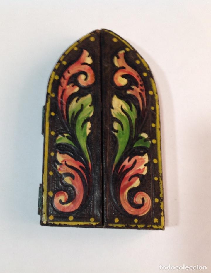 Arte: TR&Iacute;PTICO RELIGIOSO EN MADERA - Foto 5