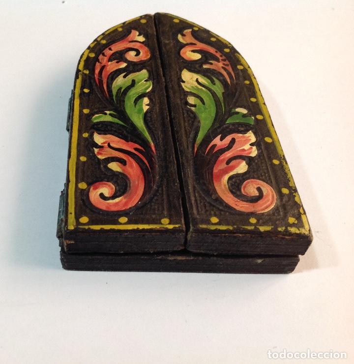 Arte: TR&Iacute;PTICO RELIGIOSO EN MADERA - Foto 13