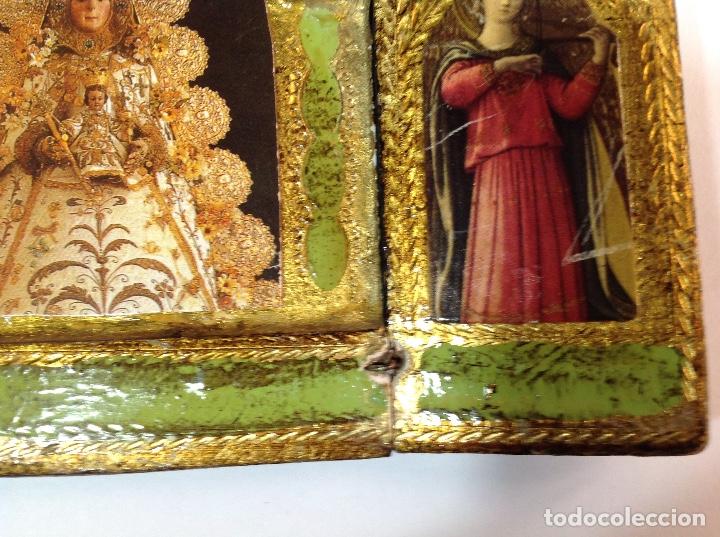 Arte: TR&Iacute;PTICO RELIGIOSO EN MADERA - Foto 15