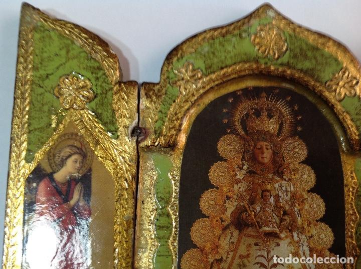 Arte: TR&Iacute;PTICO RELIGIOSO EN MADERA - Foto 16