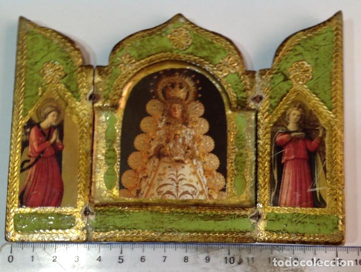 Arte: TR&Iacute;PTICO RELIGIOSO EN MADERA - Foto 17