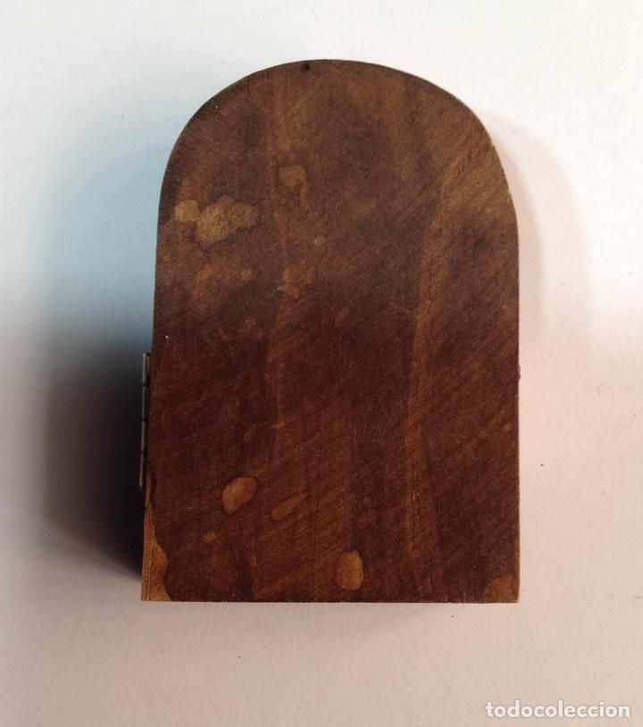 Arte: TR&Iacute;PTICO RELIGIOSO EN MADERA - Foto 4