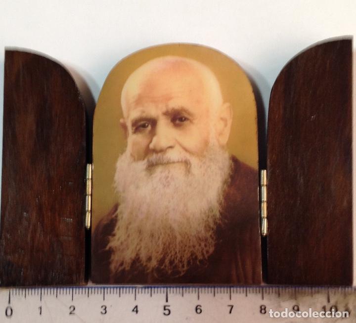 Arte: TR&Iacute;PTICO RELIGIOSO EN MADERA - Foto 9