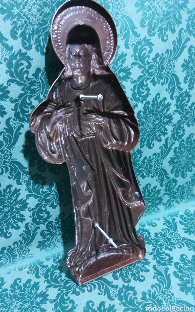 Arte: Sagrado coraz&oacute;n de Jesus en bronce - Foto 8