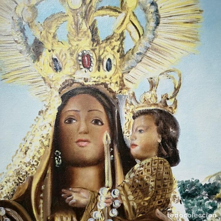 Arte: &Oacute;leo sobre Lienzo de Virgen Morena - Foto 3