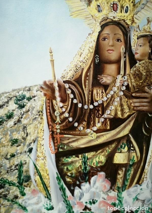 Arte: &Oacute;leo sobre Lienzo de Virgen Morena - Foto 4