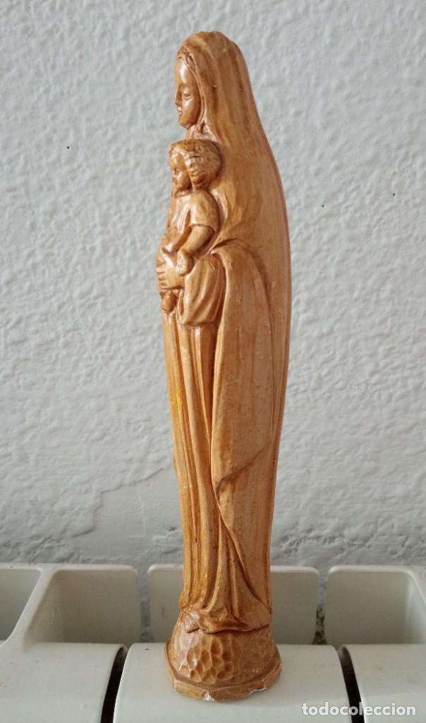 Arte: Virgen con Ni&ntilde;o escayola - Foto 3