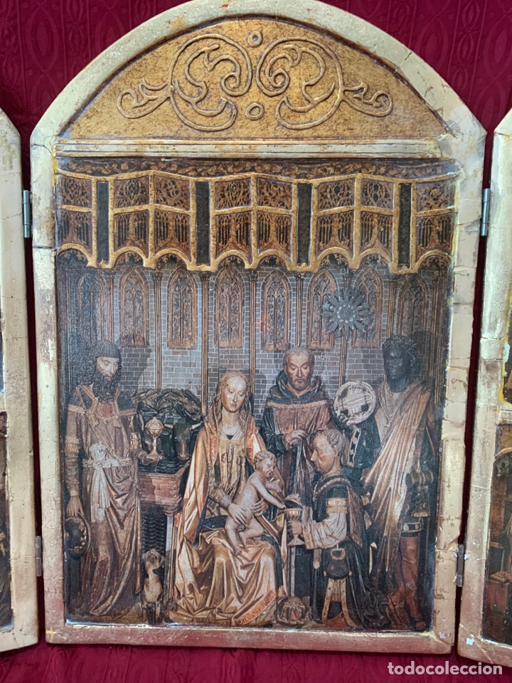 Arte: Tr&iacute;ptico icono retablo Epifan&iacute;a - Foto 2
