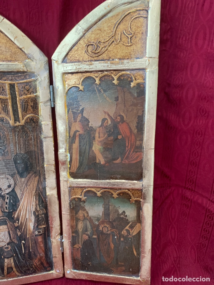 Arte: Tr&iacute;ptico icono retablo Epifan&iacute;a - Foto 4