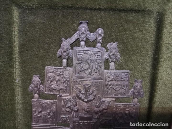 Arte: ICONO DE BRONCE ORTODOXO - Foto 3
