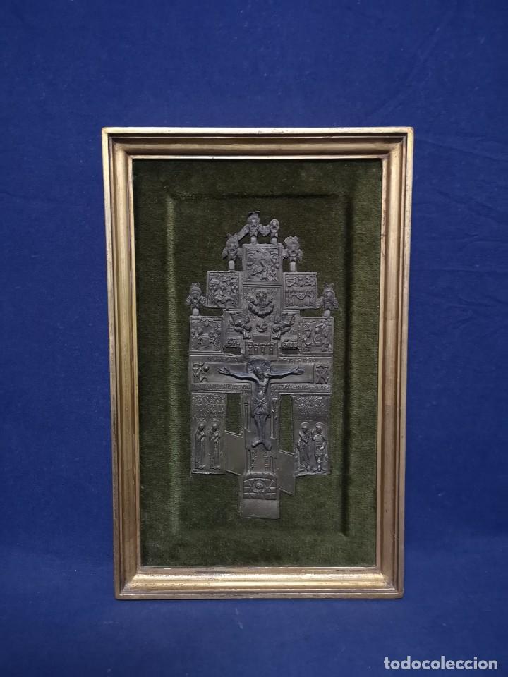 Arte: ICONO DE BRONCE ORTODOXO - Foto 8