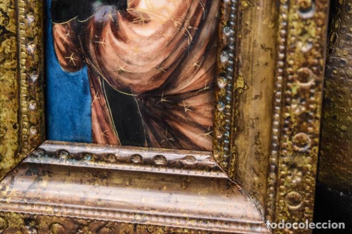 Arte: Bello e importante tr&iacute;ptico en esmalte - Foto 11
