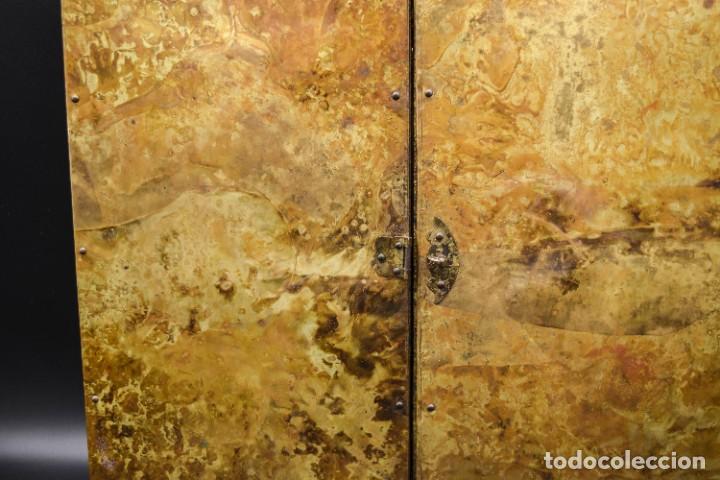 Arte: Bello e importante tr&iacute;ptico en esmalte - Foto 24